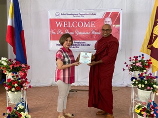 Distinguished Humanitarian Award from the government of the Philippines